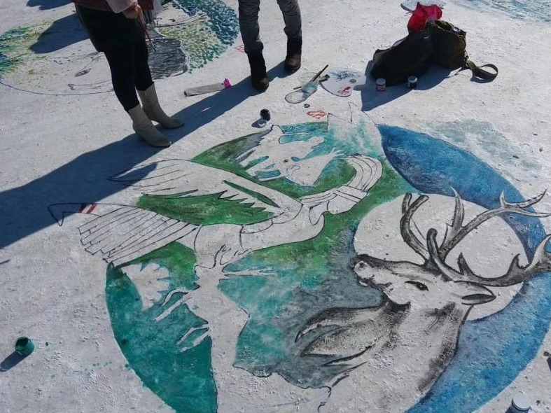 内蒙古举办冰雪大地艺术创意大赛