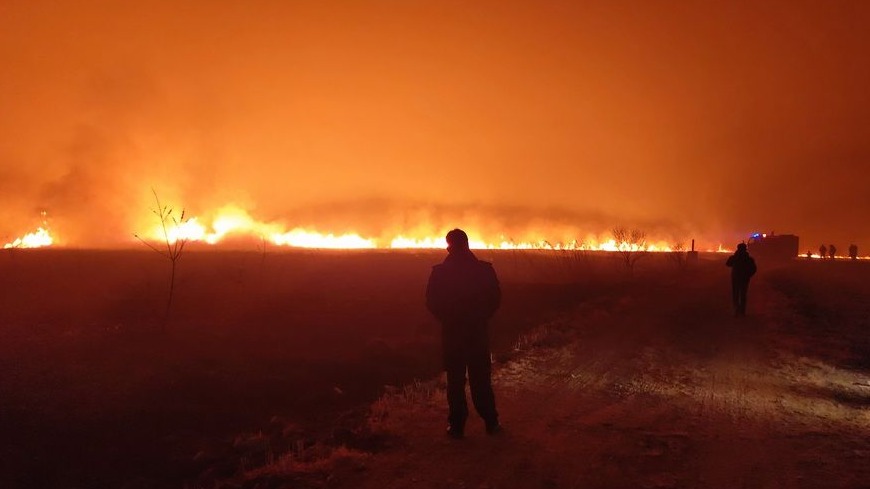 吉林延边：中俄边境发生森林火灾向我国边境蔓延