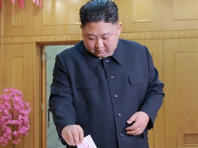朝鲜举行最高人民会议议员选举 金正恩到场投票
