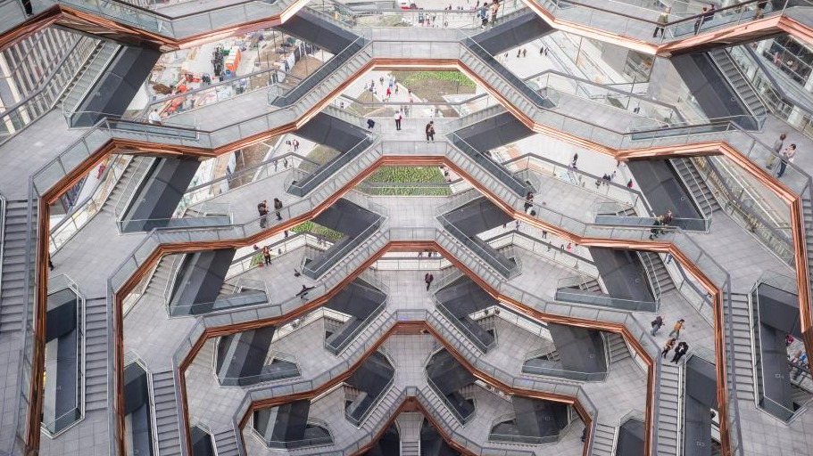 塔形建筑造型迥异如迷宫 成纽约新地标