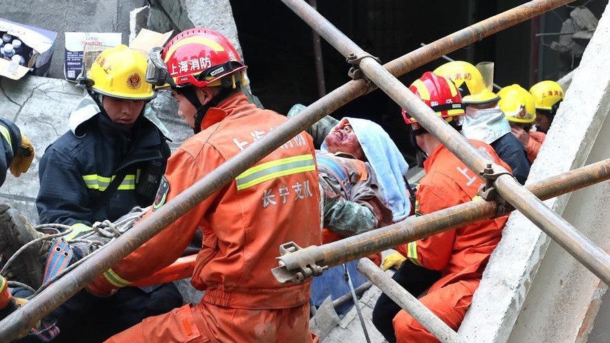 上海昭化路厂房坍塌事故现场搜救工作基本完成 10人经抢救无效死亡