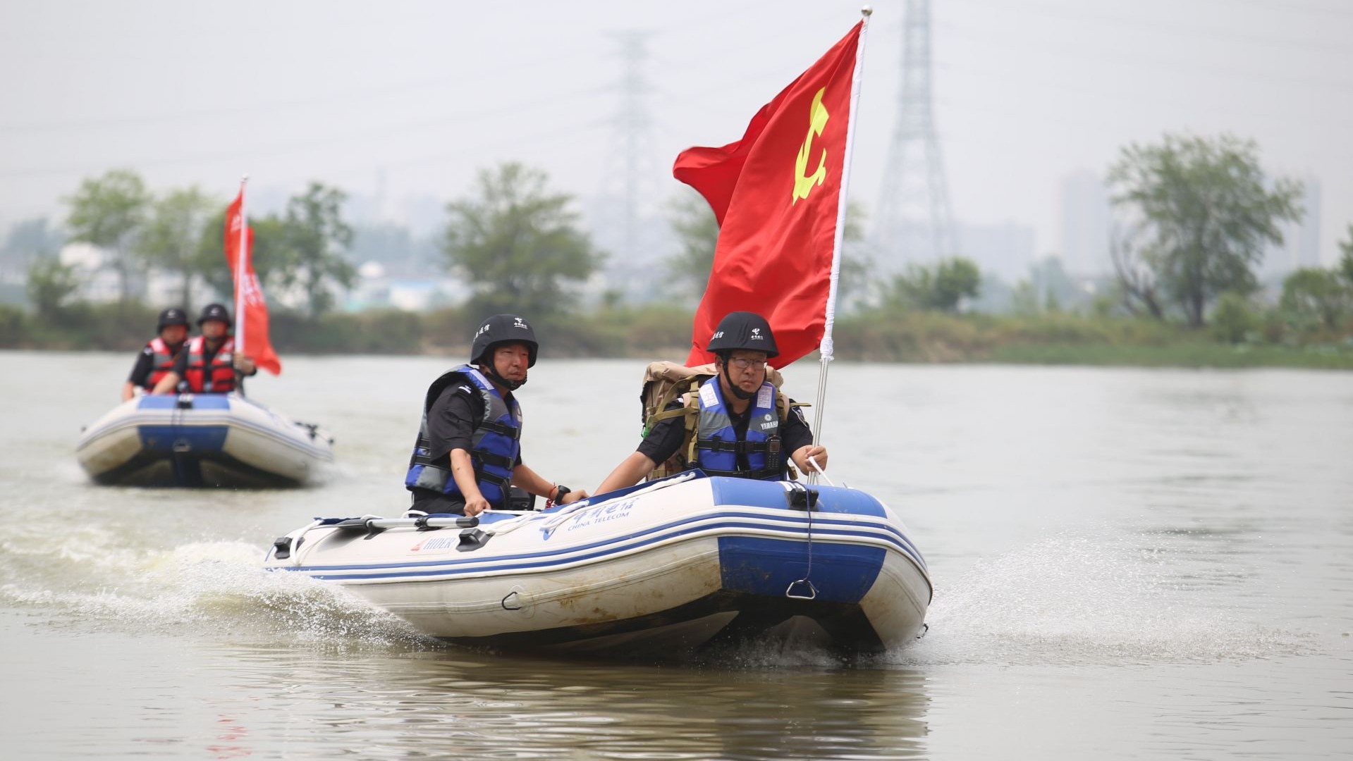中国电信在汉组织应急通信联合演练