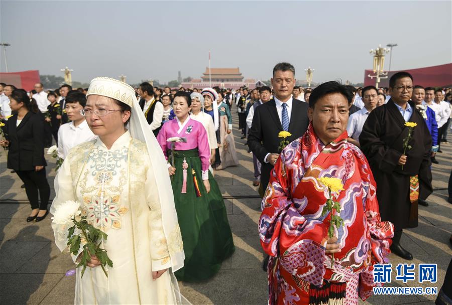 烈士纪念日向人民英雄敬献花篮仪式在京隆重举行