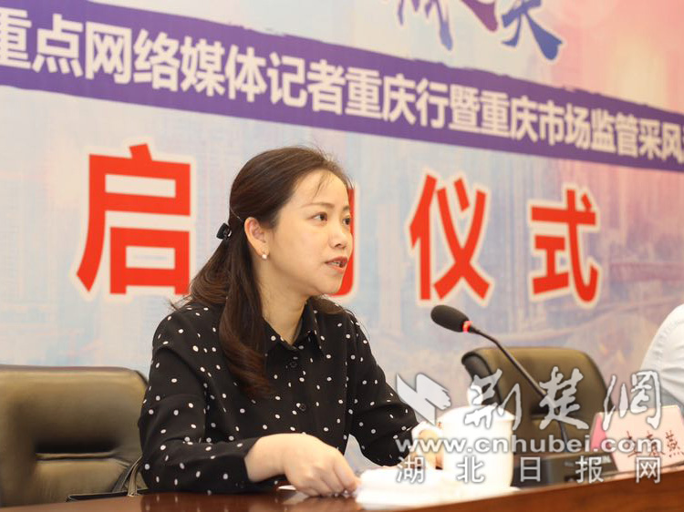 图为华龙网集团党委书记,董事长李春燕