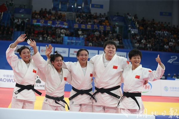 3:0!中国斩获军运会柔道女子团体金牌