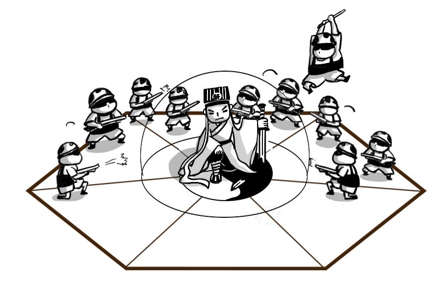 成语腹背什么敌_腹背受敌成语图片(3)