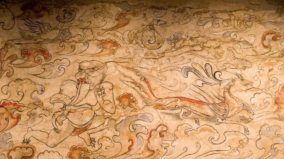 北朝墓葬壁画再现1500年前地下世界