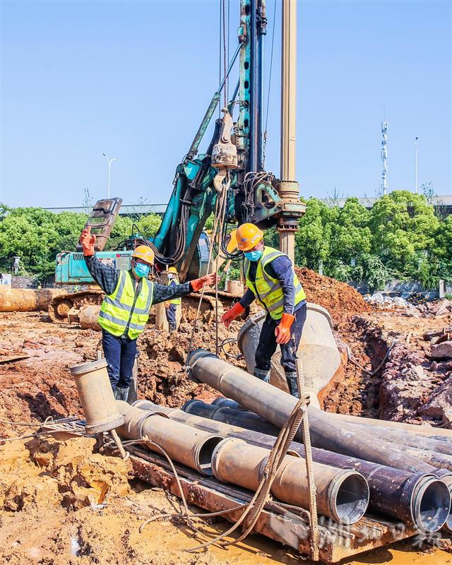 人工智能科技园新基建项目加快施工