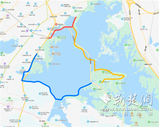 目前武汉市内景区成为市民骑行的热点区域,以武汉东湖风景区为例,用车