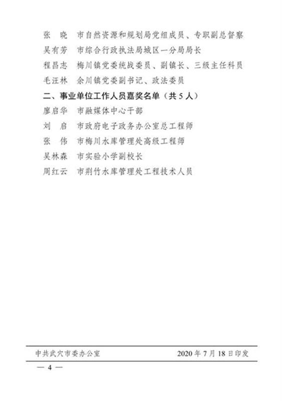 |防汛有功，嘉奖！提拔！武穴在防汛一线考察识别干部