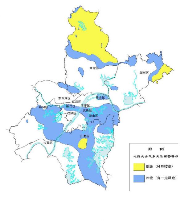 武汉市行政划分地图