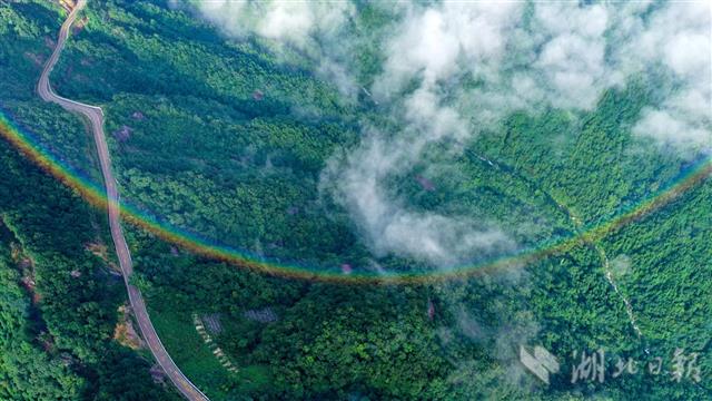 |大别山雨后现云海奇观