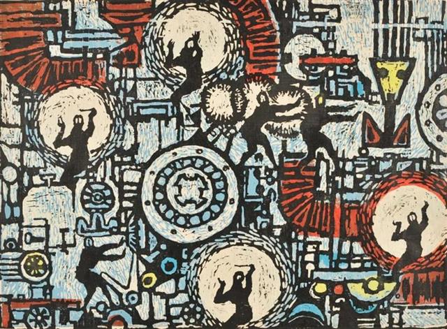 |武汉工业版画有多牛？明天直播“日新月异—武汉美术馆藏工业版画作品展”