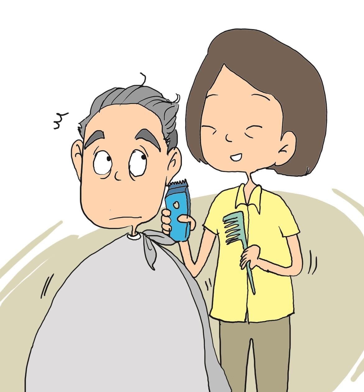 |【夕阳晚晴】我居然成了理发匠