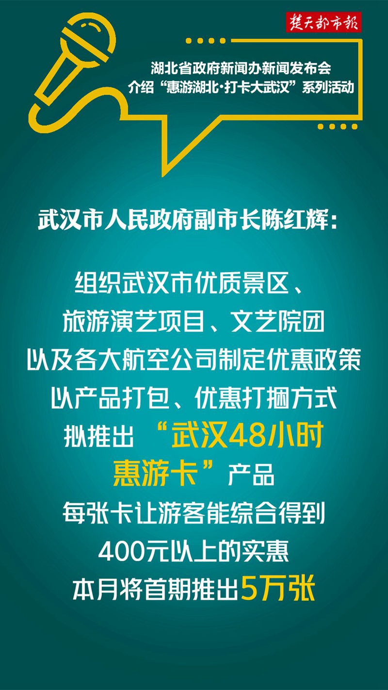 |海报｜ 一起打卡大武汉，这些优惠你要知道