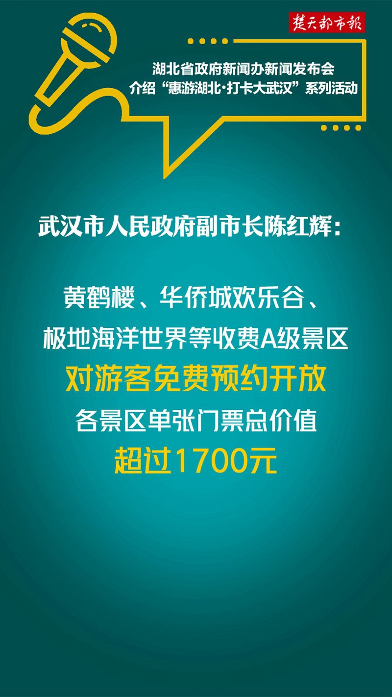 |海报｜ 一起打卡大武汉，这些优惠你要知道