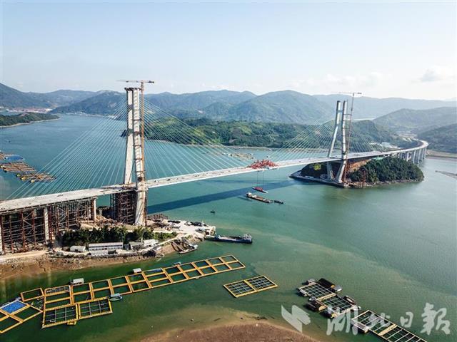 1号站代理中交二航局主建!福建沙埕湾跨海大桥主桥合龙