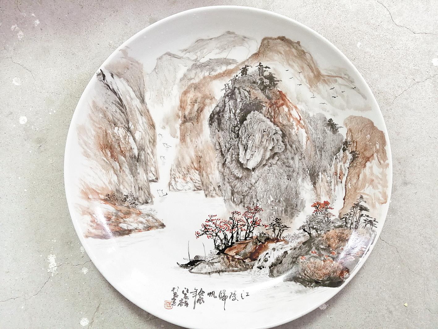 |天下名胜入盘来 晴川阁展出景盘艺术