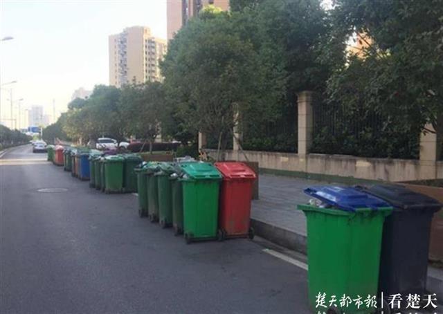 |本报曝光后，积存在国博大道上的垃圾已全部清运