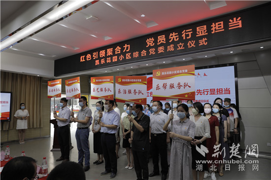 |武昌凯乐花园小区成立综合党委多方聚力共治美好家园