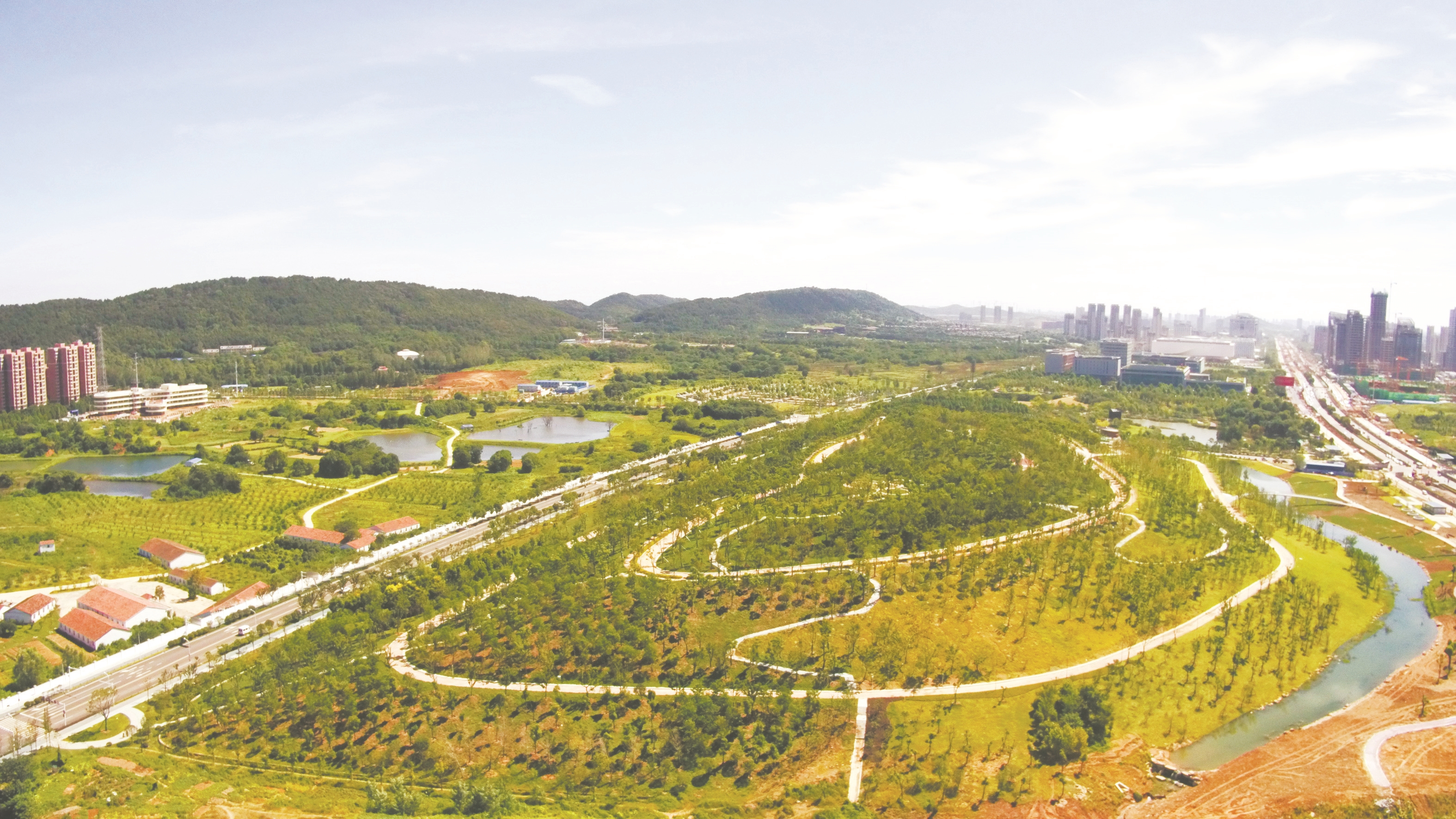 |消纳263万方土方 武汉首座大型堆山造景工程月底完工