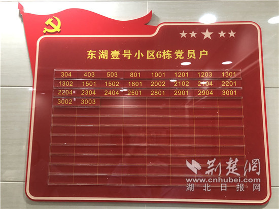 |武昌东湖壹号小区党员“亮牌”293个党员家庭一目了然