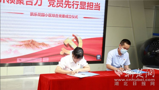 |武昌凯乐花园小区成立综合党委多方聚力共治美好家园