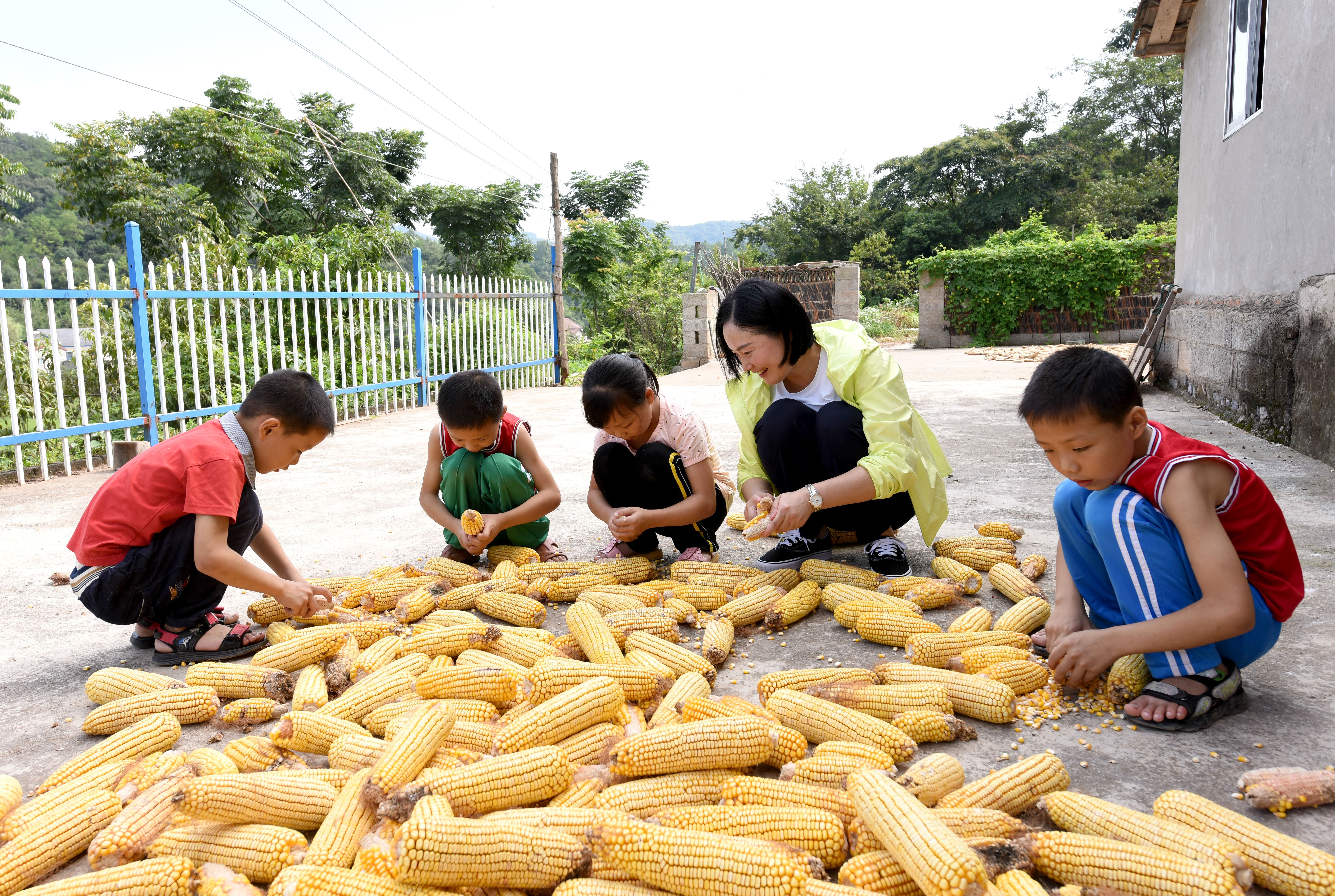 |秋季开学，爱心教师赴山村助学困难四胞胎