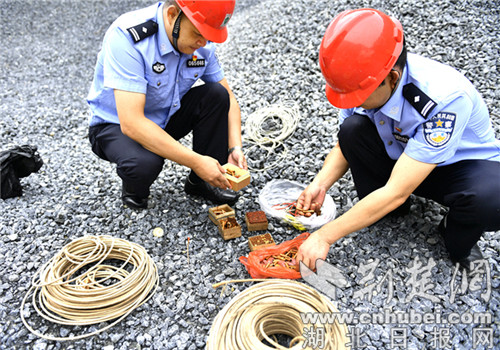 |保康警方集中销毁一批危爆物品