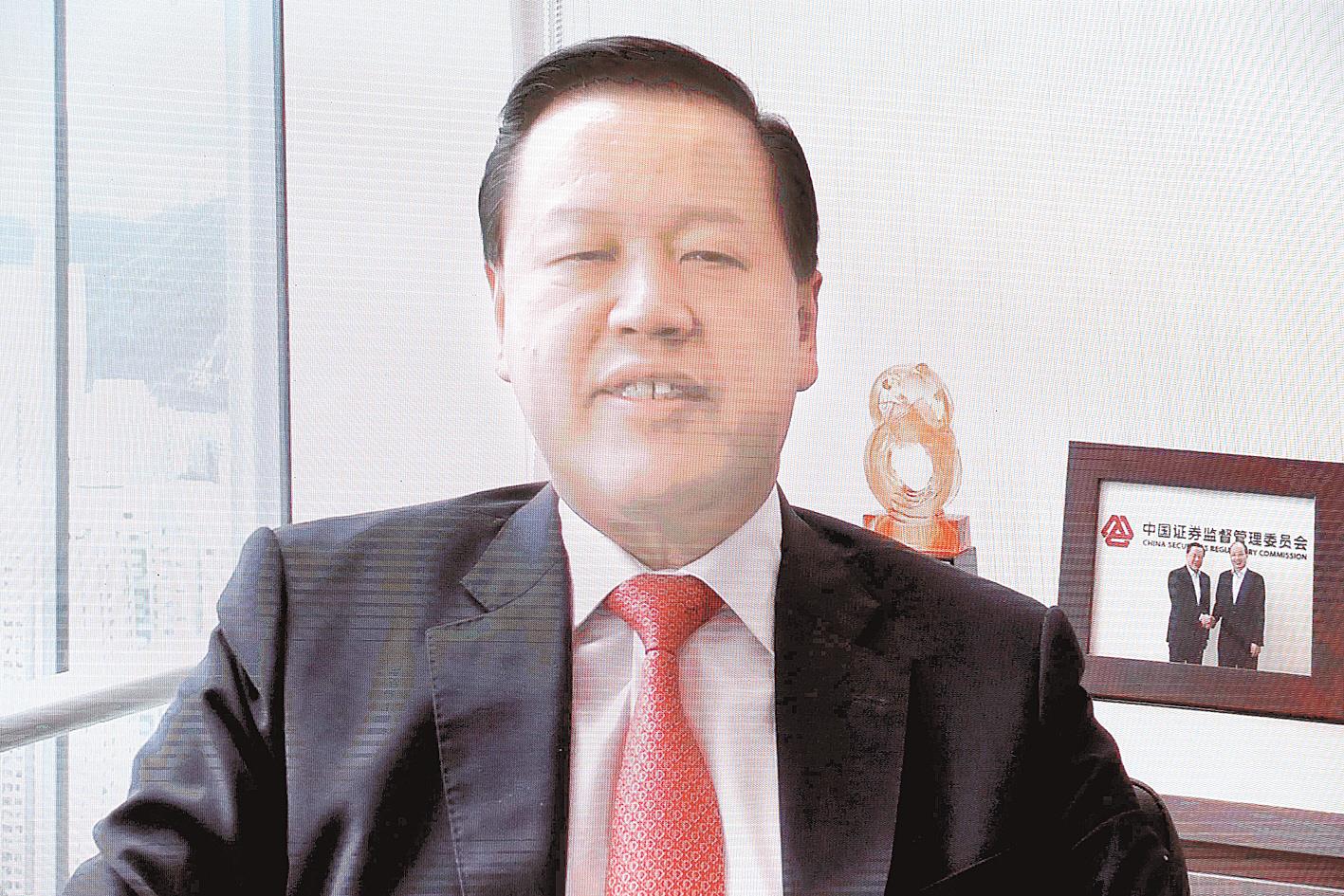 香港特区证监会主席雷添良：欢迎武汉企业来香港上市投资