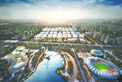 会展项目——武汉天河国际会展中心暨绿地天河国际会展城项目正式开工