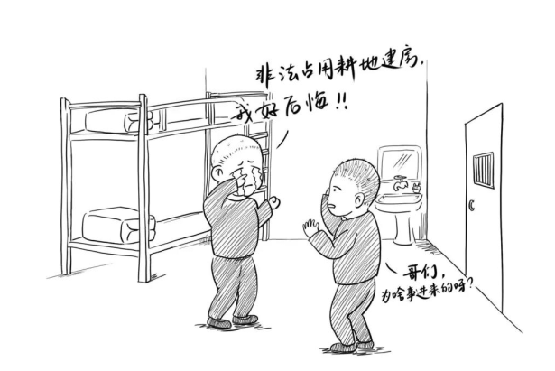 |农村乱占耕地建房“八不准” 漫画⑦|不准非法出售占用耕地建的房屋