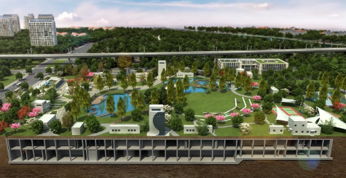 |湖北省首个全埋式地下污水处理厂开工