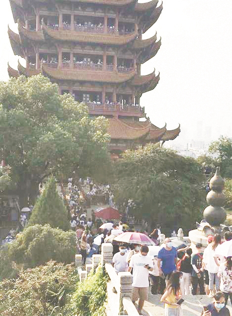 |十一黄金周打卡黄鹤楼 来一场穿越时空对话古今的旅行