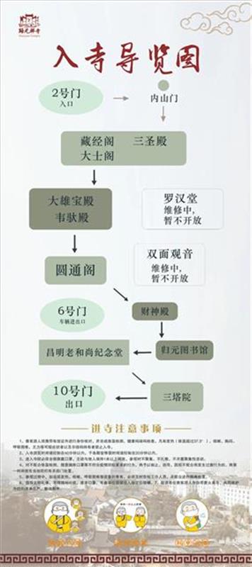 |归元寺今起对外开放，这些群体可以免票入场……