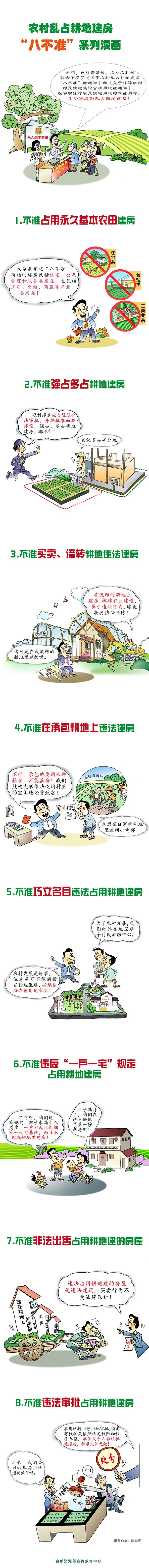 |漫画 | 农村乱占耕地建房“八不准”