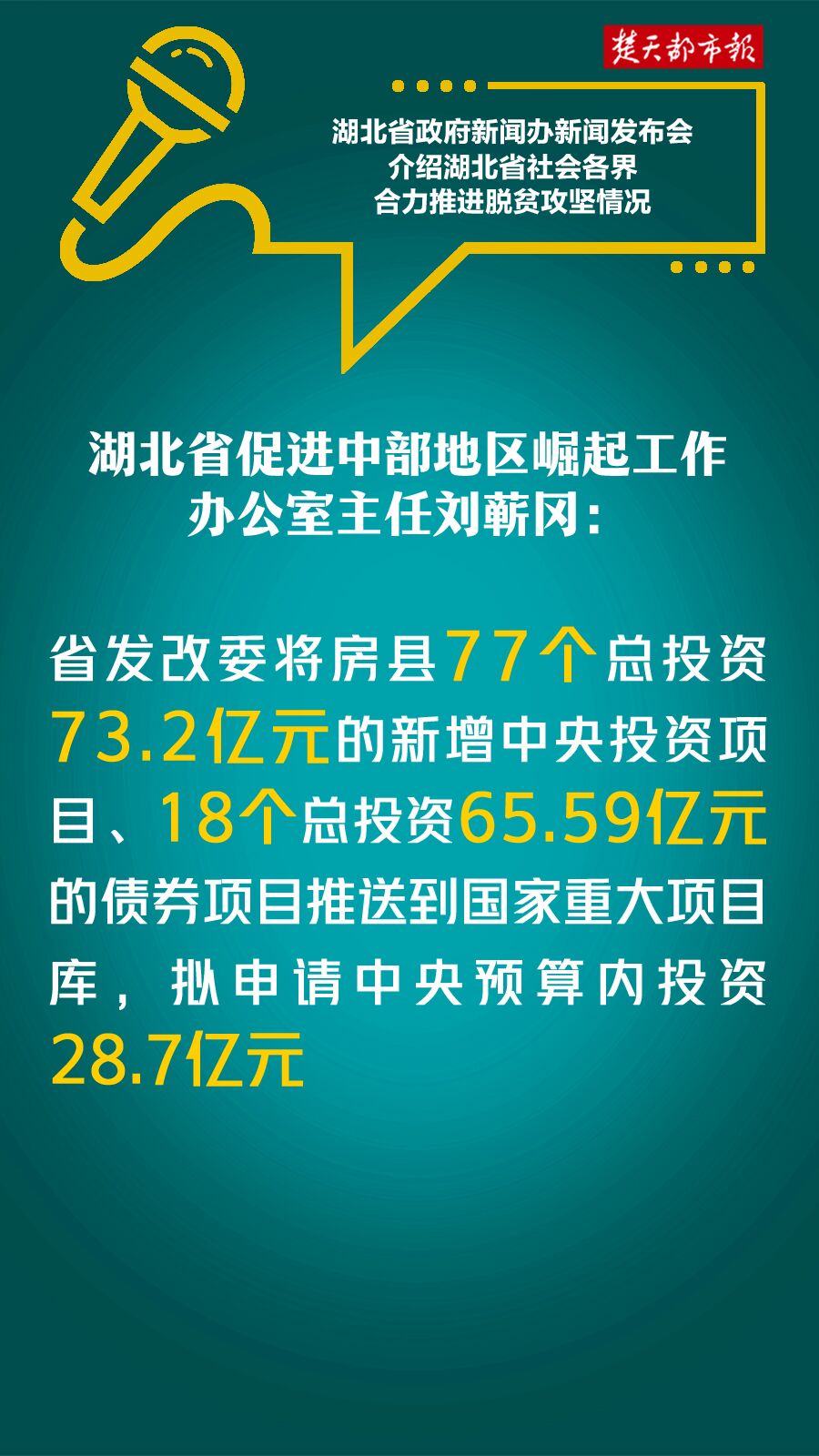 |海报｜湖北实现贫困村“一村多名大学生计划”全覆盖