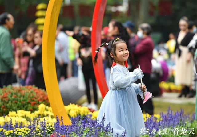 |武汉解放公园：7万盆花卉绽放迎客来！