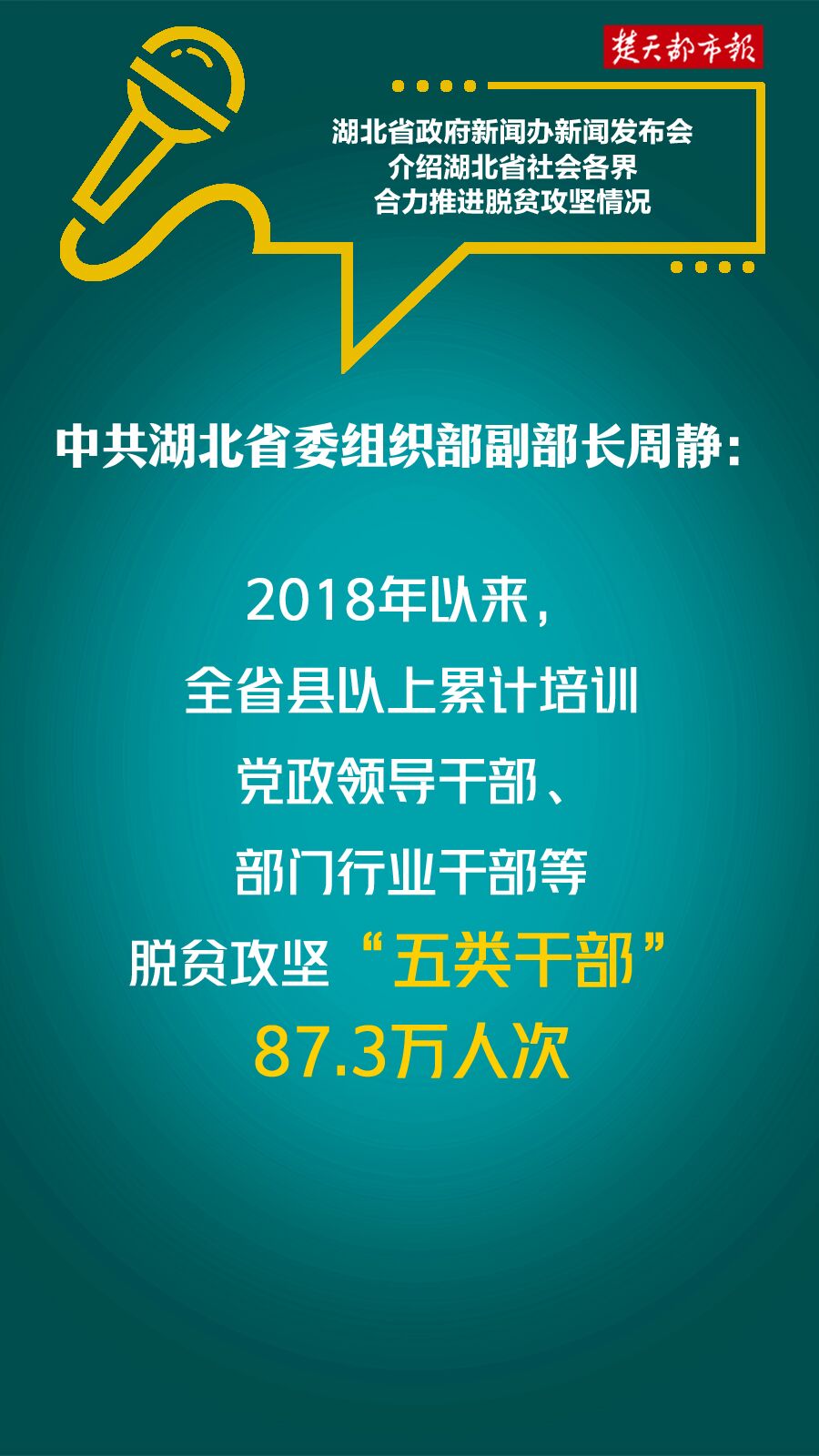 |海报｜湖北实现贫困村“一村多名大学生计划”全覆盖