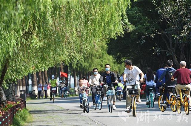|今天，武汉东湖景区好热闹