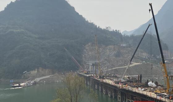 襄陽S467省道南河大橋建設正酣，預計明年5月通車