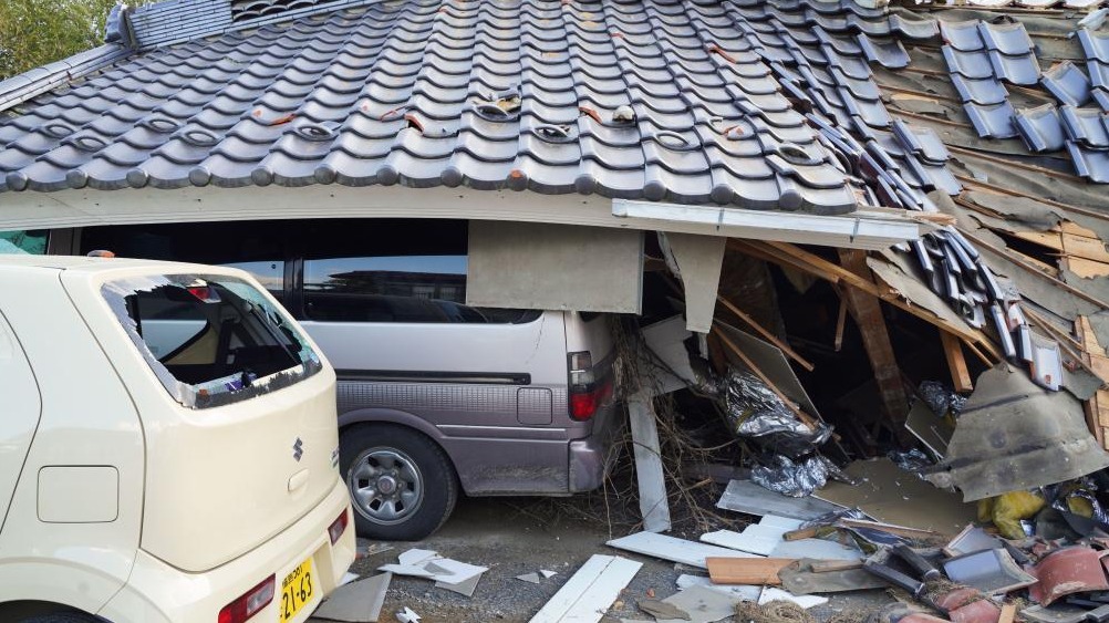 日本：地震現場