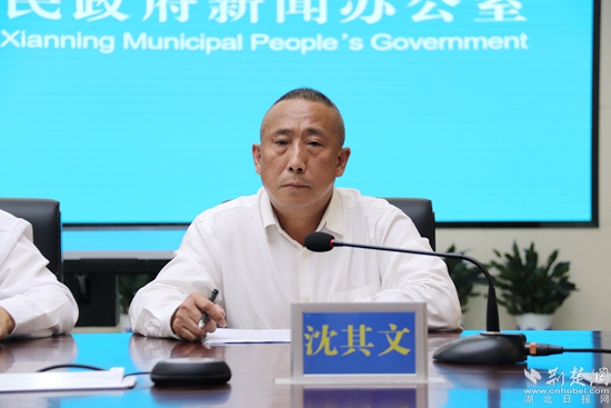 說(shuō)明：市林業(yè)局副局長(zhǎng)、市森防辦副主任沈其文參加發(fā)布會(huì) 黃錚 攝.JPG