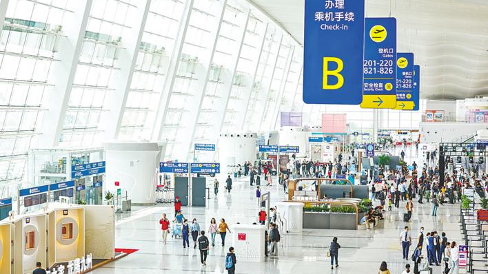 武汉天河机场T2航站楼启用
