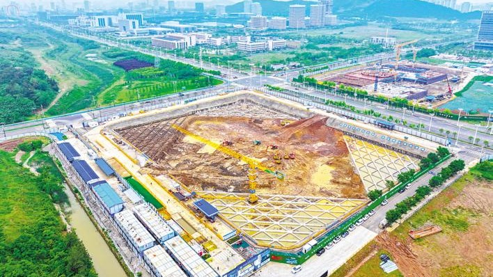 武汉新城产业提升项目加紧建设