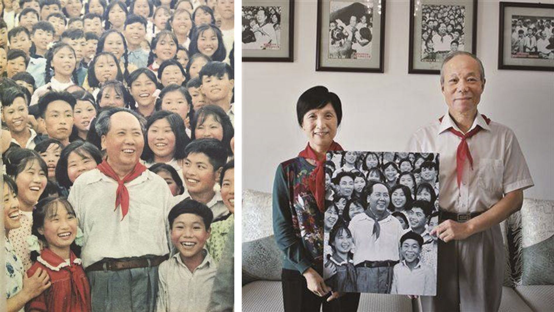  The "golden child" who stood beside Chairman Mao 65 years ago worked in Hubei
