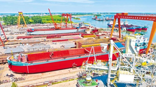 枝江新能源船舶建造量占全省一半