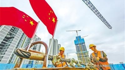 国庆奋战建设一线