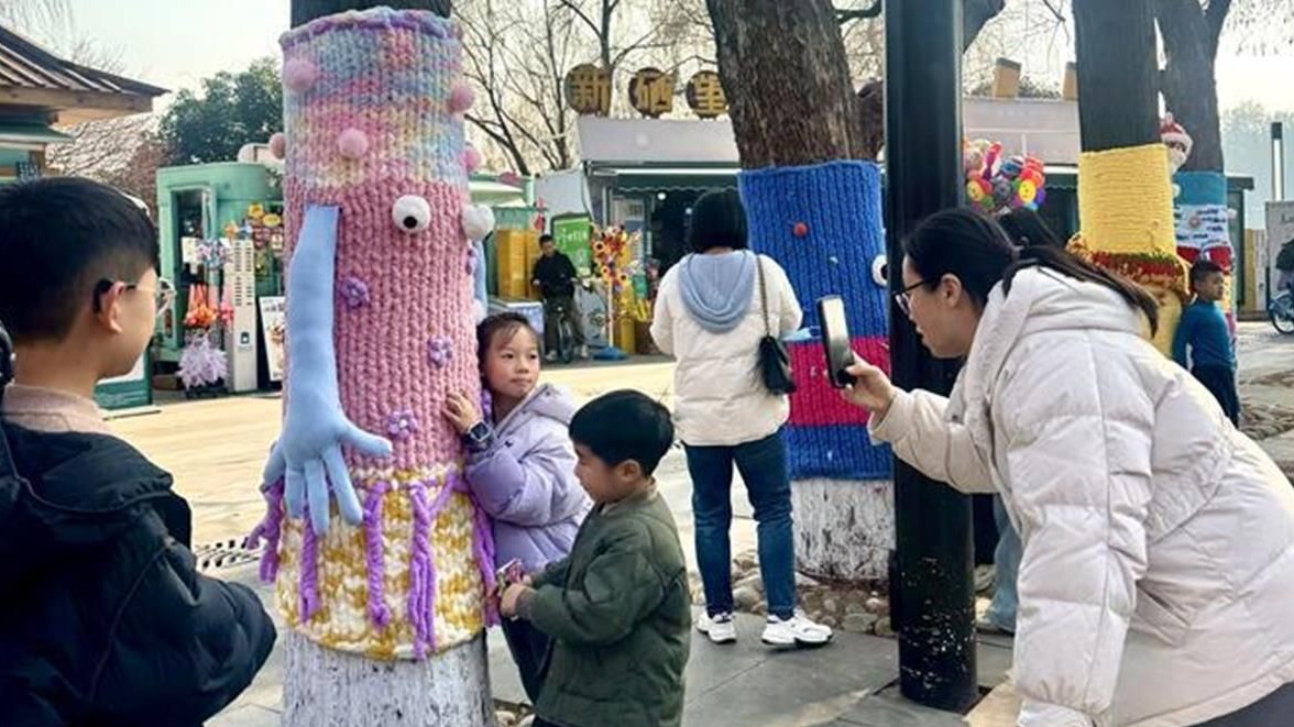 來(lái)自東湖的浪漫，綠道15棵大樹(shù)“穿新衣”