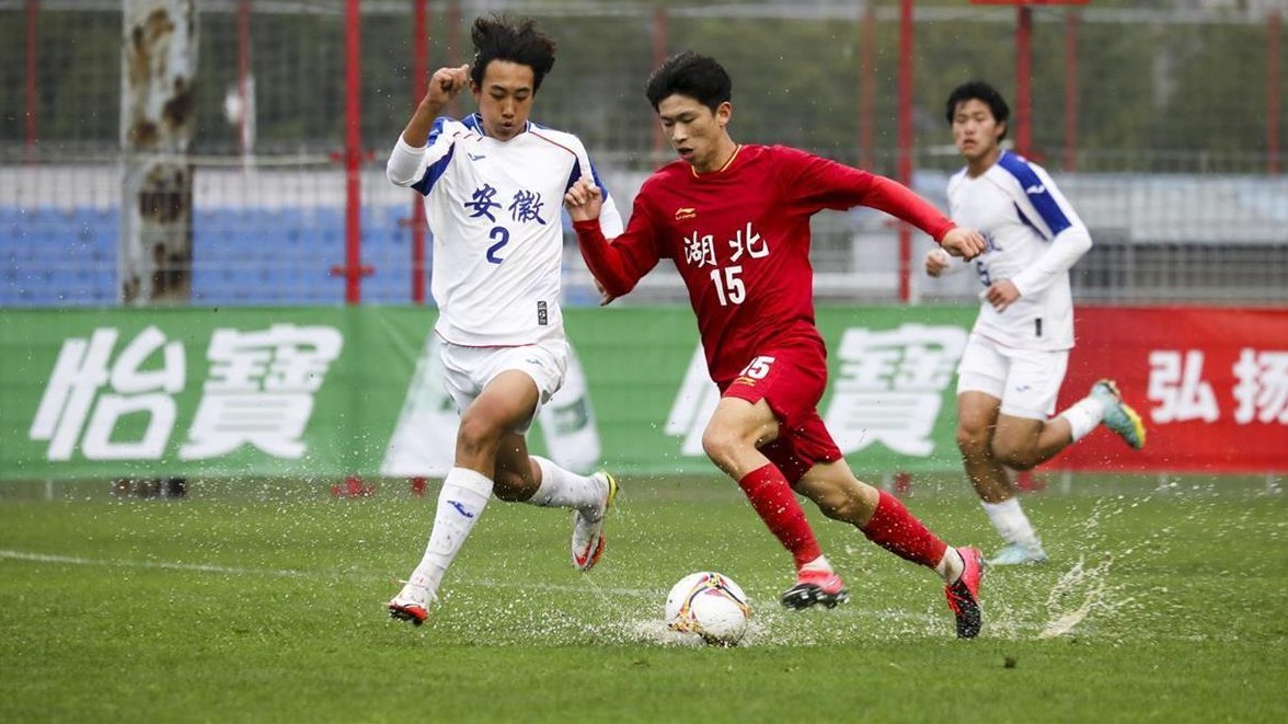 湖北男足5比0勝安徽隊，以四連勝提前出線